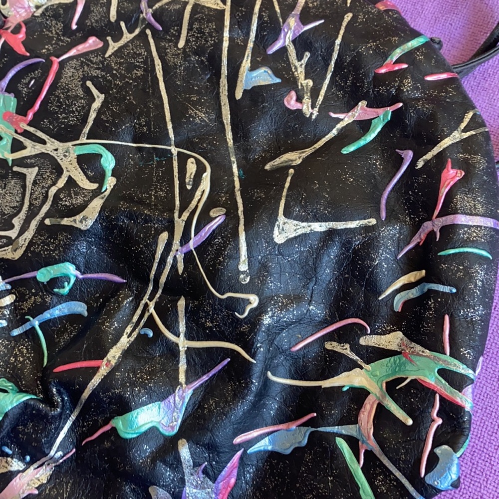 Hand Painted bag - Picture 4 of 5
